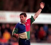 2 December 2000; Referee Alain Rolland during the AIB All-Ireland League Division 1 match between St Mary's College and Young Munster at Templeville Road in Dublin. Photo by Brendan Moran/Sportsfile