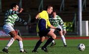 26 November 2000; Alex Nesovic of Finn Harps in action against Terry Palmer of Shamrock Rovers during the Eircom League Premier Division match between Shamrock Rovers and Finn Harps at Morton Stadium in Dublin. Photo by David Maher/Sportsfile