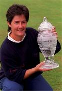 28 July 1996; Alison Nicholas of England with trophy after winning the Guardian Ladies Irish Open at Citywest Golf Club in Dublin. Photo by David Maher/Sportsfile