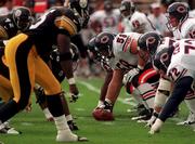 27 July 1997; A general view of match action during the American Bowl match between Chicago Bears and Pittsburgh Steelers at Croke Park in Dublin. Photo by Brendan Moran/Sportsfile