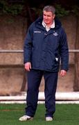2 December 2000; St Mary's College coach Brent Pope during the AIB All-Ireland League Division 1 match between St Mary's College and Young Munster at Templeville Road in Dublin. Photo by Brendan Moran/Sportsfile
