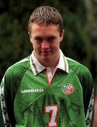 7 May 1998; Brian O'Callaghan during a Republic of Ireland Under 16 Squad Portraits session. Photo by David Maher/Sportsfile