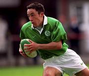 28 April 2000; Cillian Bohane of Ireland during the 4 Nations U18 Championship match between Ireland and England at Lansdowne Road in Dublin. Photo by Aoife Rice/Sportsfile