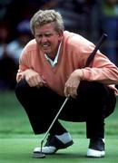 7 July 1996; Colin Montgomerie lines up a putt during the fourth round of the Murphy's Irish Open Golf Championship at Druid's Glen in Wicklow. Photo by Ray McManus/Sportsfile