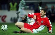 17 December 2000; Colm Foley of St Patrick's Athletic during the Eircom League Premier Division match between St Patrick's Athletic and Shamrock Rovers at Richmond Park in Dublin. Photo by Ray McManus/Sportsfile