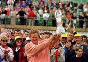 7 July 1996; Colin Montgomerie holds the Murphys Irish Open Trophy following the fourth round of the Murphy's Irish Open Golf Championship at Druid's Glen in Wicklow. Photo by Ray McManus/Sportsfile