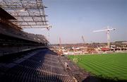 7 May 2000; A view of the Hogan Stand under contruction during the Church & General National Football League Division 2 Final match between Louth and Offaly at Croke Park in Dublin. Photo by Ray McManus/Sportsfile