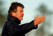 10 December 2000; Shamrock Rovers Manager Damien Richardson during the Eircom League Premier Division match between Shamrock Rovers and Galway United at Morton Stadium in Dublin. Photo by Ray Lohan/Sportsfile