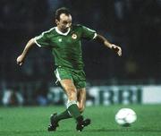 10 September 1986; Dave Langan of  Republic of Ireland during the UEFA European Championship Qualifier match between Belgium and Republic of Ireland at the Constant Vanden Stock Stadium in Brussells, Belgium. Photo by Ray McManus/Sportsfile