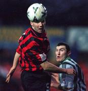17 December 2000; Shaun Maher of Bohemians during the Eircom League Premier Division match between Bray Wanderers and Bohemians at Carlisle Grounds in Bray, Wicklow. Photo by Matt Browne/Sportsfile