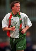 13 May 1996; David Connolly of Republic of Ireland Under21's during a Friendly match between National League XI and Republic of Ireland Under-21's at Richmond Park in Dublin. Photo by Brendan Moran/Sportsfile