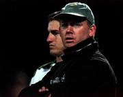 15 November 2000; Ireland A coach Declan Kidney during the &quot;A&quot; Rugby International Friendly match between Ireland A and South Africa A at Thomond Park in Limerick. Photo by Matt Browne/Sportsfile