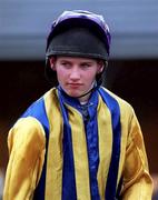 16 January 2000; Jockey Dessie Hughes at Fairyhouse Racecourse in Meath. Photo by Ray McManus/Sportsfile