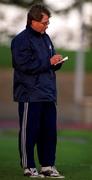 10 December 2000; Galway United manager Don O'Riordan during the Eircom League Premier Division match between Shamrock Rovers and Galway United at Morton Stadium in Dublin. Photo by Ray Lohan/Sportsfile