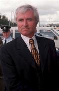 25 August 1997; Minister for Sport Dr Jim McDaid T.D pictured on his way to meet Irish swimmer Michelle de Bruin  on her return from the European Swimming Championships in Seville at Dublin Airport in Dublin. Photo by Matt Browne/Sportsfile