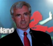 19 May 1998; Minister for Sport, Tourism and Recreation Dr Jim McDaid TD at the Bank of Ireland Sponsorship Launch at Bank of Ireland Offices in College Green, Dublin. Photo by Ray McManus/Sportsfile