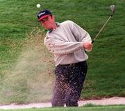 3 May 1996; Eoghan O'Connell plays from the bunker at the 4th green during the second round of the 1996 Smurfit Irish PGA Championship at the Slieve Russell Golf Club in Ballyconnell, Cavan. Photo by Sportsfile