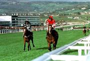 18 March 1998; Florida Pearl, with Richard Dunwoody up, on their way to winning the Royal & Sunalliance Chase on Day Two of the Cheltenham Racing Festival at Prestbury Park in Cheltenham, England. Photo by Damien Eagers/Sportsfile