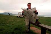 1 May 1996; Golfer Francis Howley pictured at Rosses Point Golf Course in Sligo. Photo by David Maher/Sportsfile