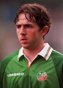 29 May 1996; Gareth Farrelly of Republic of Ireland prior to the International Friendly match between Republic of Ireland and Portugal at Lansdowne in Dublin. Photo by Brendan Moran/Sportsfile