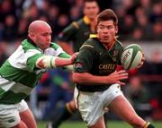 19 November 2000; Grant Esterhuizen of South Africa during the International Rugby Friendly match between Ireland and South Africa at Lansdowne Road in Dublin. Photo by  Ray Lohan/Sportsfile