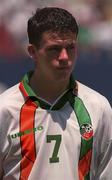 June 1996; Ian Harte, Republic of Ireland. Soccer. Picture credit; Ray McManus/SPORTSFILE.