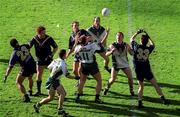 8 October 2000; A general view of match action during the International Rules Series First Test match between Ireland and Australia at Croke Park in Dublin. Photo by Brendan Moran/Sportsfile