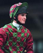 18 November 2000;  Jockey Joseph Casey following the Powers Gold Label Series Handicap Hurdle at Punchestown Racecourse in Kildare. Photo by Ray McManus/Sportsfile