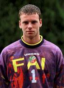7 May 1998; Joe Murphy during a Republic of Ireland Under 16 Squad Portraits session. Photo by David Maher/Sportsfile