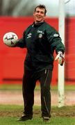 10 February 1997; Keith Branagan during a Republic of Ireland Training Session in Cardiff, Wales. Photo by David Maher/Sportsfile