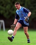 1 January 2001; Kevin Kelly of Dublin during the Football Challenge match between Blue Stars and Dublin at Páirc de Burca in Dublin. Photo by Ray McManus/Sportsfile