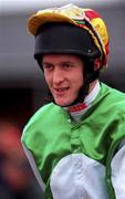16 January 2000; Jockey Kieran Gaule prior to riding Montana Springs in the Goosander (Colts & Geldings) Maiden Hurdle at Fairyhouse Racecourse in Meath. Photo by Ray McManus/Sportsfile
