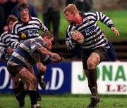 29 April 2000; Leo Cullen of Blackrock College during the AIB All-Ireland League Division 2 match between Blackrock College and Old Crescent at Stradbrook Road in Dublin. Photo by Ray McManus/Sportsfile