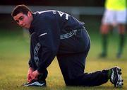 13 November 2000; Michael Reddy during a Republic of Ireland Training Session at Frank Cooke Park in Glasnevin, Dublin. Photo by David Maher/Sportsfile