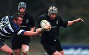 2 December 2000; Mick McLoughlin of Old Belvedereduring the AIB All-Ireland League Division 2 match between Old Belvedere RFC and Wanderers RFC at Anglesea Road in Dublin. P hoto by David Maher/Sportsfile