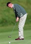 15 June 1998: Nigel Howley of Ballinasloe putts during the First Round of the Irish Amateur Close Golf Championship at The Island Golf Club in Donabate, Dublin. Photo by Matt Browne/Sportsfile
