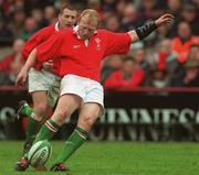 1 April 2000; Neil Jenkins of Wales during the Lloyds TSB 6 Nations match between Ireland and Wales at Lansdowne Road in Dublin. Photo by Brendan Moran/Sportsfile
