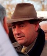23 January 2000; Trainer Noel Meade at Leopardstown Racecourse in Dublin. Photo by Ray Lohan/Sportsfile