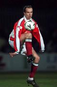 21 January 2000; Packie Lynch of St Patricks Athletic during the Eircom League Premier Division match between St Patrick's Athletic and Galway United at Richmond Park in Dublin. Photo by Ray McManus/Sportsfile