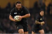 17 October 2015; Charlie Faumuina, New Zealand. 2015 Rugby World Cup, Quarter-Final, New Zealand v France. Millennium Stadium, Cardiff, Wales. Picture credit: Stephen McCarthy / SPORTSFILE