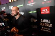 22 October 2015; Cathal Pendred in attendance during the UFC Fight Night Ultimate Media Day. 3Arena, Dublin. Picture credit: Stephen McCarthy / SPORTSFILE