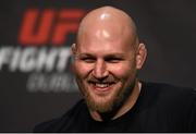 23 October 2015; UFC heavyweight fighter Ben Rothwell during a Q & A Session. UFC Fight Night: Q & A Session. 3Arena, Dublin. Picture credit: Ramsey Cardy / SPORTSFILE