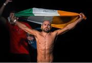 23 October 2015; Cathal Pendred ahead of weighing in for his welterweight bout against Tom Breese. UFC Fight Night Weigh In. 3Arena, Dublin. Picture credit: Ramsey Cardy / SPORTSFILE