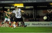 23 October 2015; David McMillan, Dundalk, scoring his side's first goal of the game. SSE Airtricity League Premier Division, Cork City v Dundalk. Turners Cross, Cork. Picture credit: Eóin Noonan / SPORTSFILE