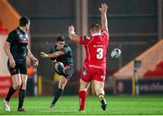 23 October 2015; Ian Keatley, Munster, attempts a drop at goal. Guinness PRO12, Round 5, Scarlets v Munster. Parc Y Scarlets, Llanelli, Wales. Picture credit: Chris Fairweather / SPORTSFILE