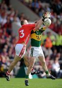 13 June 2009; Colm Cooper, Kerry, in action against Michael Shields, Cork. GAA Football Munster Senior Championship Semi-Final Replay, Cork v Kerry, Pairc Ui Chaoimh, Cork. Picture credit: Brendan Moran / SPORTSFILE