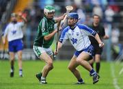14 June 2009; Michael Walsh, Waterford, in action against James O'Brien, Limerick. GAA Hurling Munster Senior Championship Semi-Final, Limerick v Waterford, Semple Stadium, Thurles, Co. Tipperary. Picture credit: Brendan Moran / SPORTSFILE