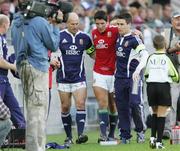 16 June 2009; James Hook, British and Irish Lions, leaves the field injured. Southern Kings VX v British and Irish Lions, Nelson Mandela Bay Stadium, Port Elizabeth, South Africa. Picture credit: Seconds Left / SPORTSFILE