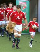 16 June 2009; British and Irish Lions captain Donncha O'Callaghan leads his side out onto the field. Southern Kings VX v British and Irish Lions, Nelson Mandela Bay Stadium, Port Elizabeth, South Africa. Picture credit: Seconds Left / SPORTSFILE