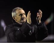23 October 2015; Cork City manager John Caulfield thanks supporters after the game. SSE Airtricity League Premier Division, Cork City v Dundalk. Turners Cross, Cork. Picture credit: Eóin Noonan / SPORTSFILE